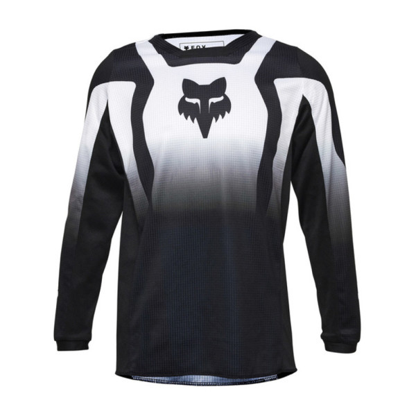 Кросова кофта дітей Fox 180 Lean чорна-біла