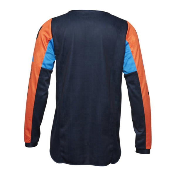 Кросова кофта дитяча Fox 180 Lean чорний-помаранчевий