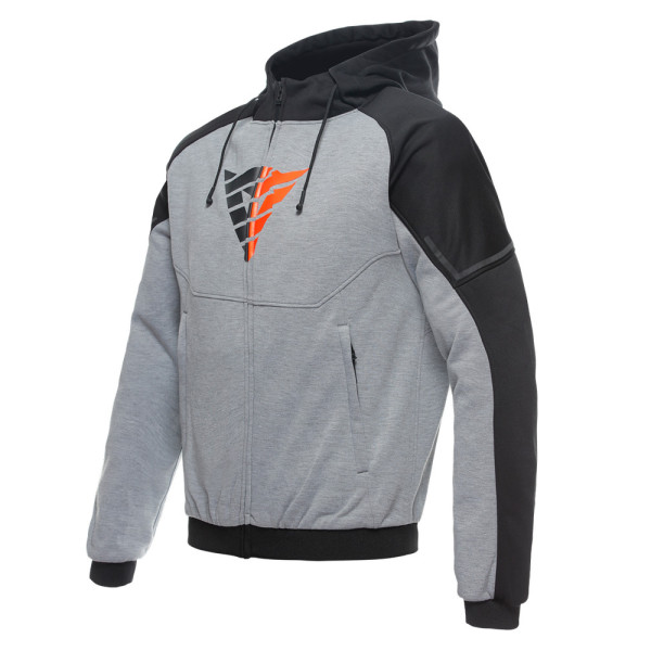 Мотоциклетна кофта Dainese Daemon-X Safety сіро-чорно-червона