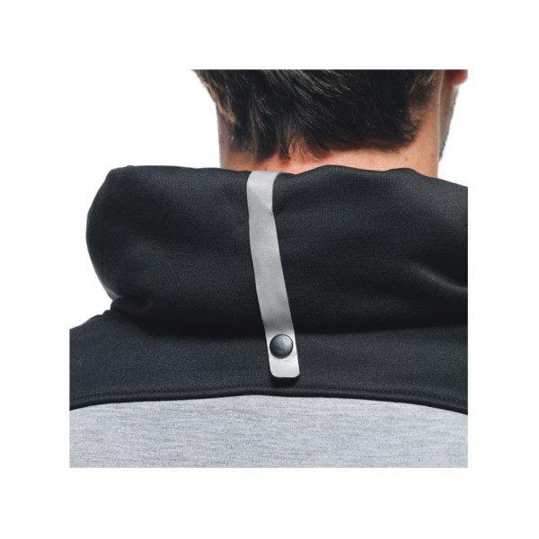 Мотоциклетна кофта Dainese Daemon-X Safety сіро-чорно-червона