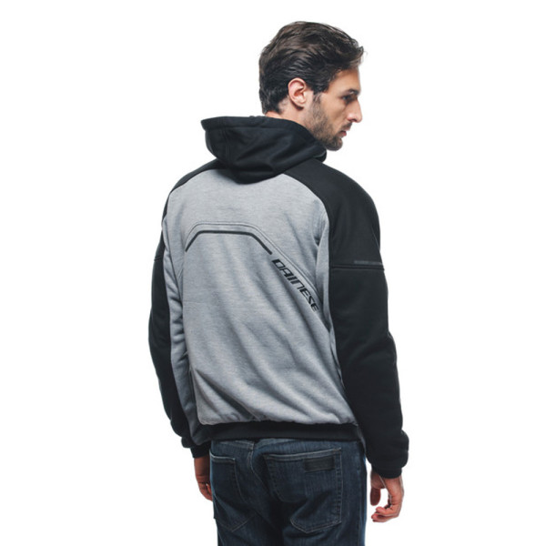 Мотоциклетна кофта Dainese Daemon-X Safety сіро-чорно-червона