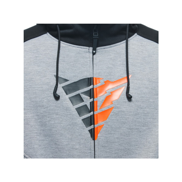 Мотоциклетна кофта Dainese Daemon-X Safety сіро-чорно-червона