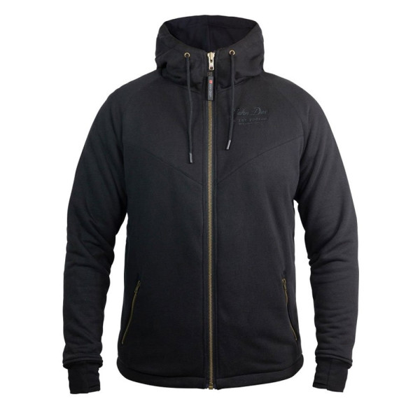 Мотоциклетна кофта John Doe Hoodie V2 чорна