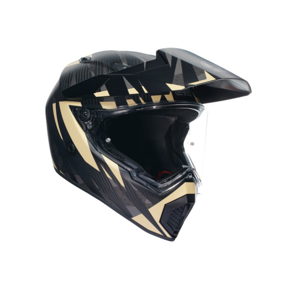 Шолом adventure AGV AX9 Steppa сірий-коричневий матовий