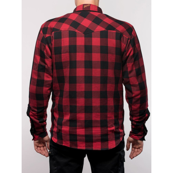 Мотоциклетна сорочка Alaska Broger червоно-чорна