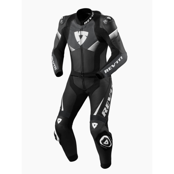 Мотоциклетний комбінезон двочастинний REV’IT! Argon 2 чорний-білий