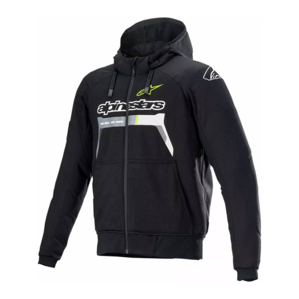 Мотоциклетна кофта Alpinestars Chrome Ignition чорна-сіра-жовта