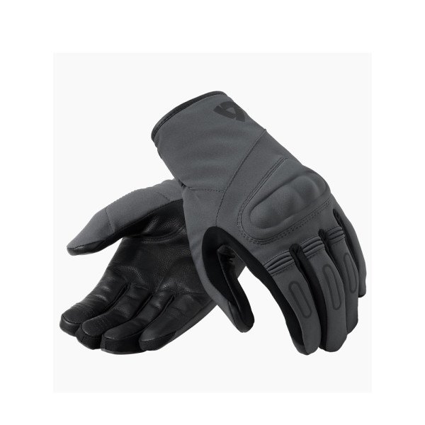 Мотоциклетні рукавички шкіряно-текстильні REV’IT! Cassini H2O сірі