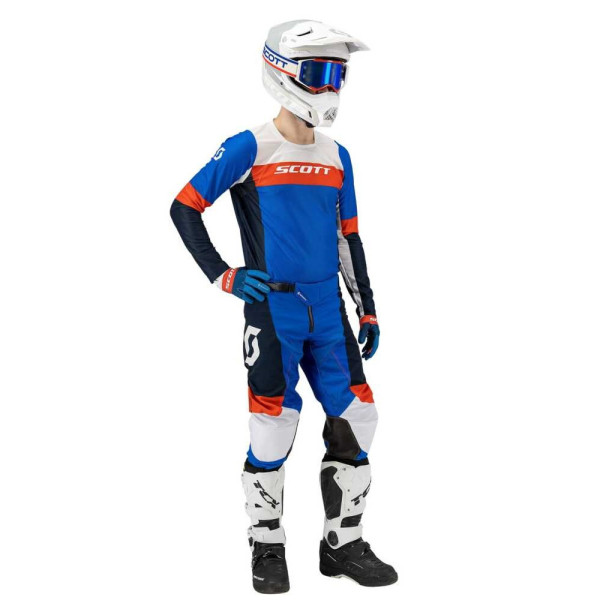 Кросова кофта Scott 450 Angled Light синьо-червона