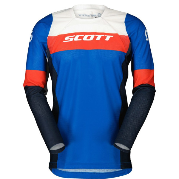 Кросова кофта Scott 450 Angled Light синьо-червона