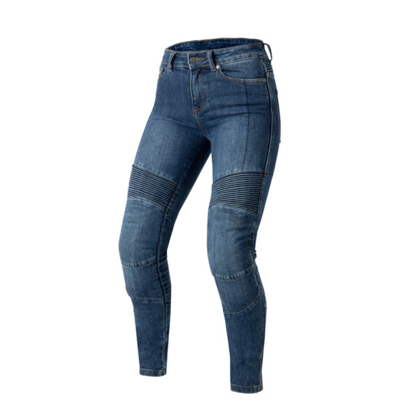Джинси мотоциклетні жіночі Ozone Angeless II світло-блакитні