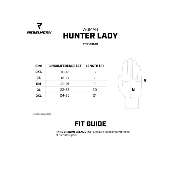 Жіночі мотоциклетні рукавички Rebelhorn Hunter чорні