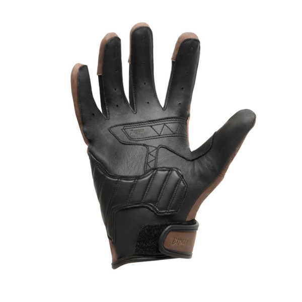 Рукавички мотоциклетні жіночі шкіряні Broger California коричневі