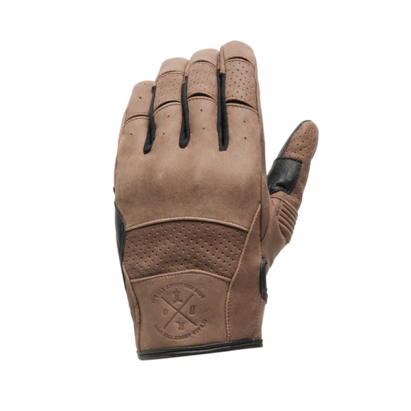 Рукавички мотоциклетні жіночі шкіряні Broger California коричневі