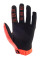 Кросові рукавички Fox Flexair помаранчево-чорні