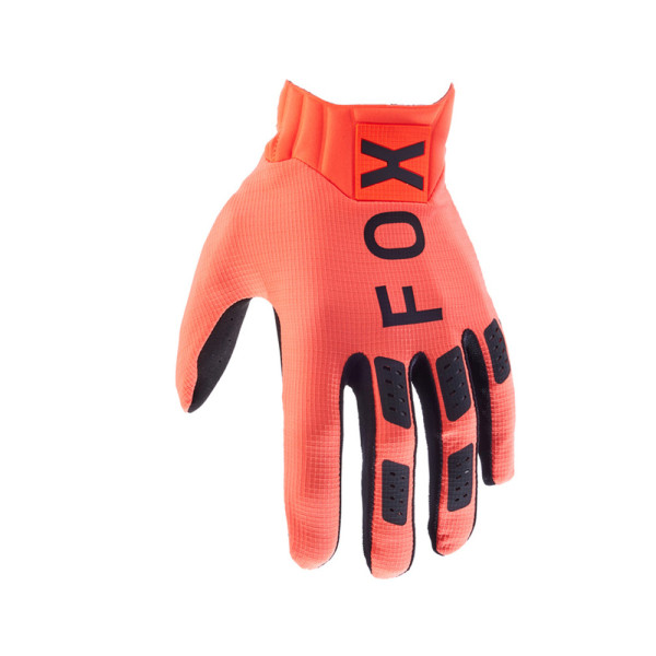 Кросові рукавички Fox Flexair помаранчево-чорні
