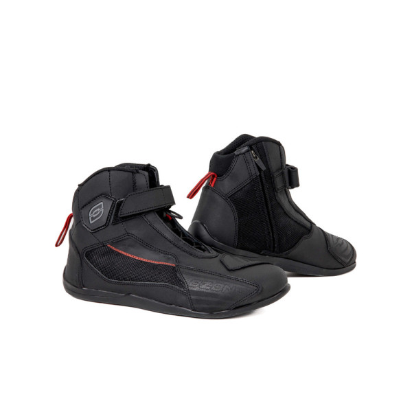 Мотоциклетні текстильні черевики Ozone City чорні