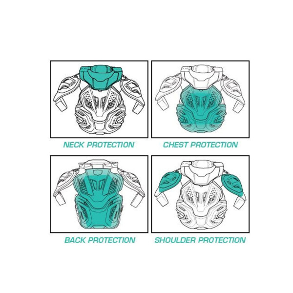 Бузер з захистом шиї Leatt Fusion 3.0 чорний