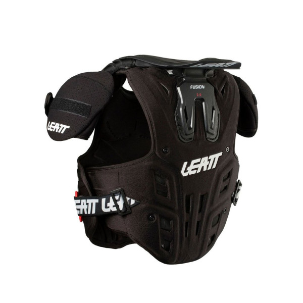 Бузер з захистом шиї дитячий Leatt Fusion Vest 2.0 чорний-червоний