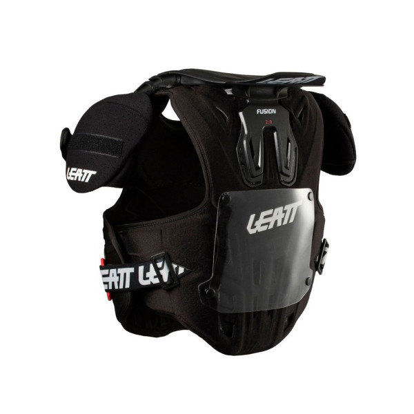 Бузер з захистом шиї дитячий Leatt Fusion Vest 2.0 чорний-червоний