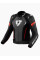 Жіноча мотоциклетна куртка шкіряна REV’IT! Xena 4 Pro чорна-флюо червона