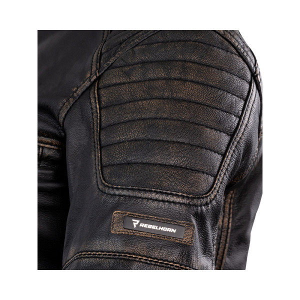 Жіноча мотоциклетна куртка Rebelhorn Hunter Pro коричнева