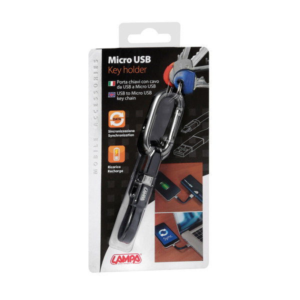 Брелок Лампа з USB з кабелем Micro Usb