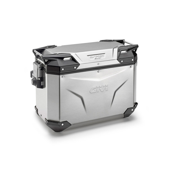 Боковий кофр GIVI Trekker Outback Evo 48 алюмінієвий, срібний на ліву сторону; об'єм: 48 літрів
