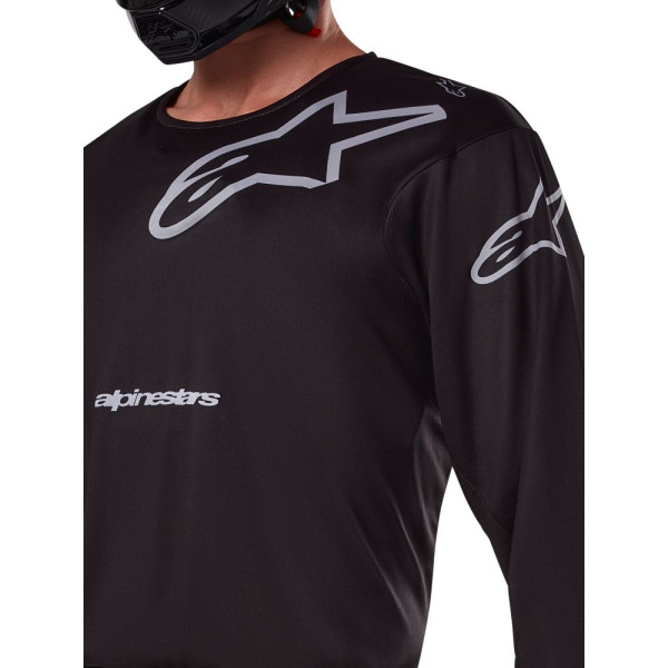 Кросова кофта Alpinestars MX Racer Graphite чорна-сіра