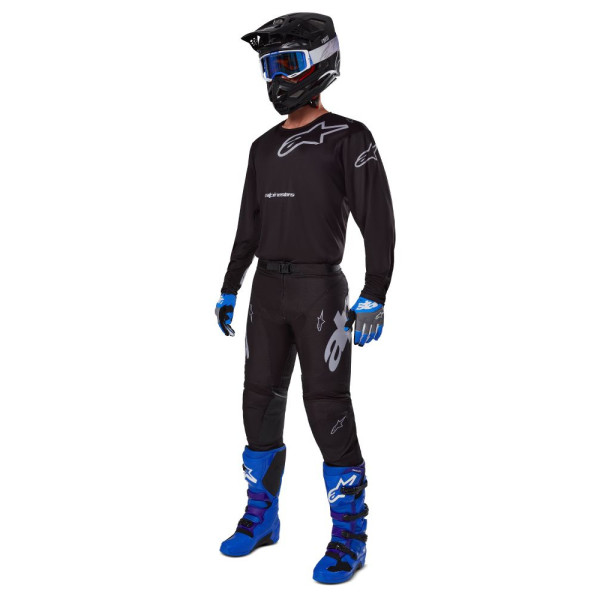 Кросова кофта Alpinestars MX Racer Graphite чорна-сіра