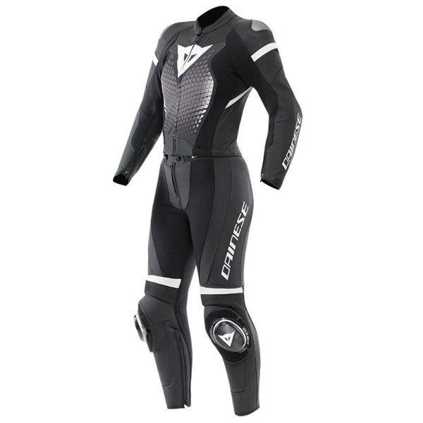 Двочастинний мотоциклетний комбінезон жіночий Dainese Fulminea чорний-білий