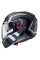 Шолом з підборіддям Caberg Horus X чорний-сірий-білий
