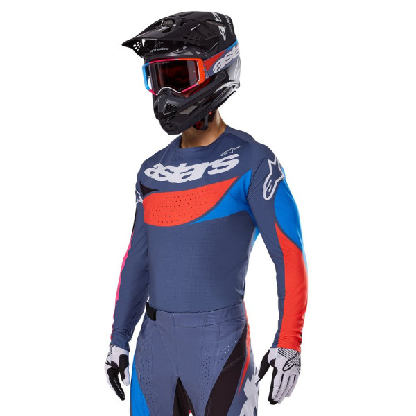 Кросова кофта Alpinestars MX Techstar Dreem сірий-багатокольоровий