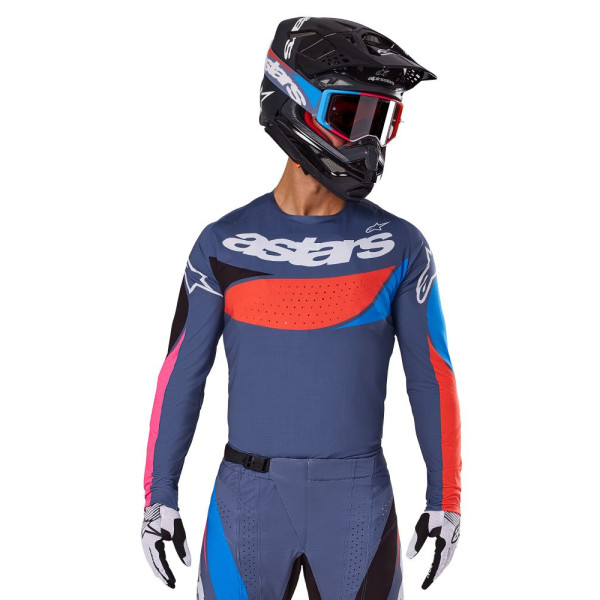Кросова кофта Alpinestars MX Techstar Dreem сірий-багатокольоровий