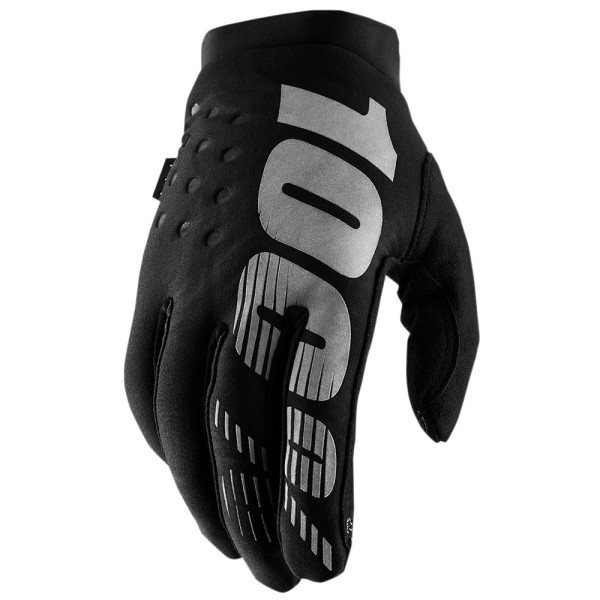 Кросові рукавички дитячі 100% Brisker чорні