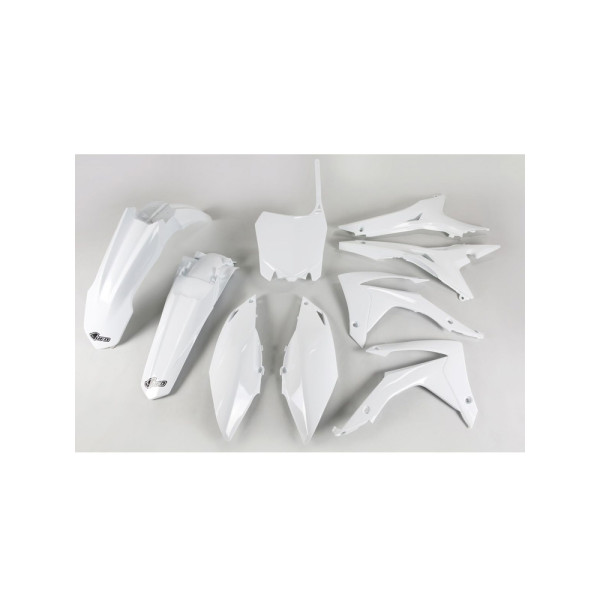 Комплект пластикових UFO для Honda CRF 250R (14-17), CRF 450R (13-16) з кришкою повітряного фільтра білий