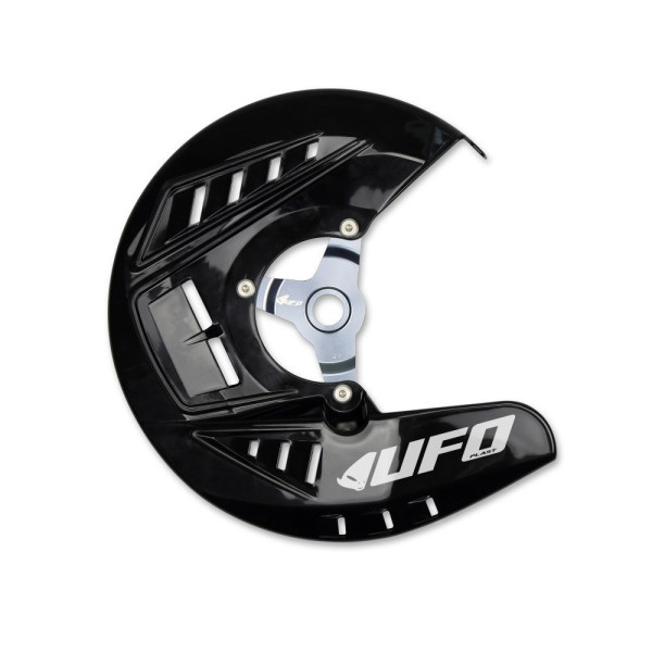 Захист диска гальмівного переднього UFO для Husqvarna TE/TX 125, TX 250/300 (16-22), TC 125/250, FE/FC 250/350/450/501 (15-), TX 250/300, TE 150 (20-) чорний