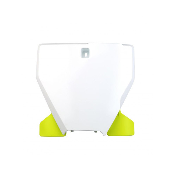 Дошка для стартового номера з розширенням UFO для Husqvarna TC 125/250, FC 250/350/450 (19-22) біла 041