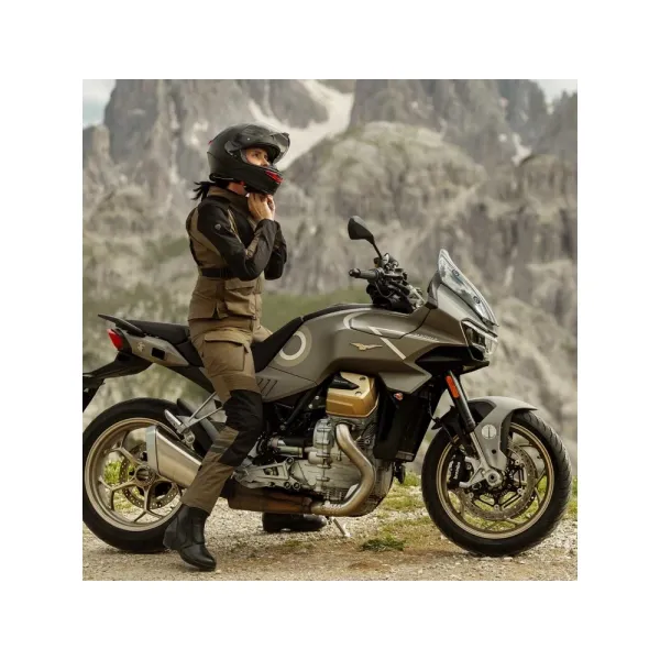 Жіночі текстильні мотоциклетні штани Modeka Lucano коричнево-чорні