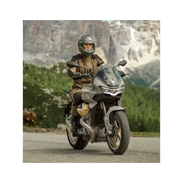 Жіночі текстильні мотоциклетні штани Modeka Lucano коричнево-чорні