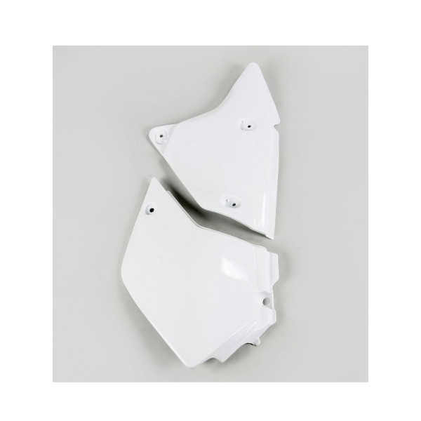 Бічний захист задній лівий UFO для Suzuki DRZ 400E (00-) білий