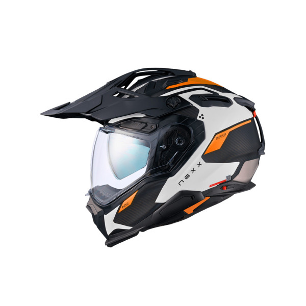 Шолом adventure Nexx X.Wed 3 Keyo чорний-біло-помаранчевий матовий