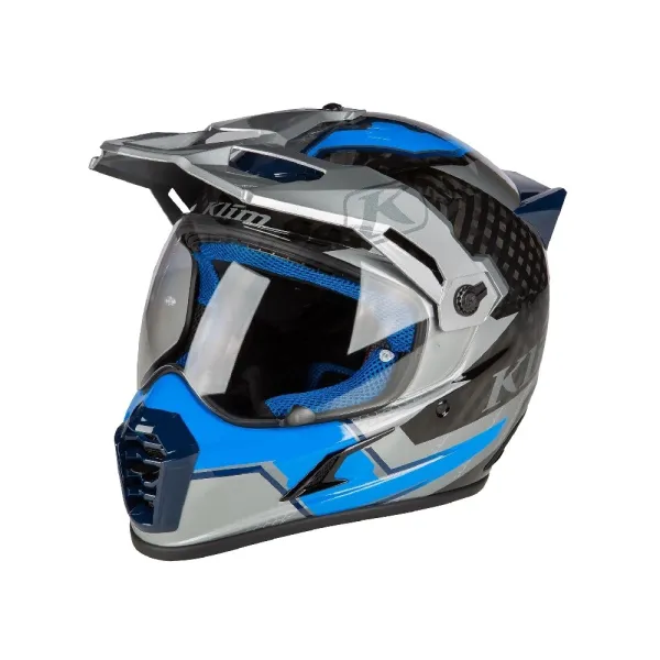 Шолом adventure Klim Krios Pro Ventura сірий-синій