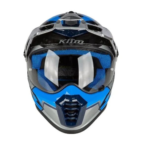 Шолом adventure Klim Krios Pro Ventura сірий-синій