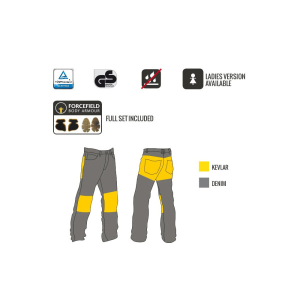 Джинсові мотоциклетні штани TRILOBITE Parado