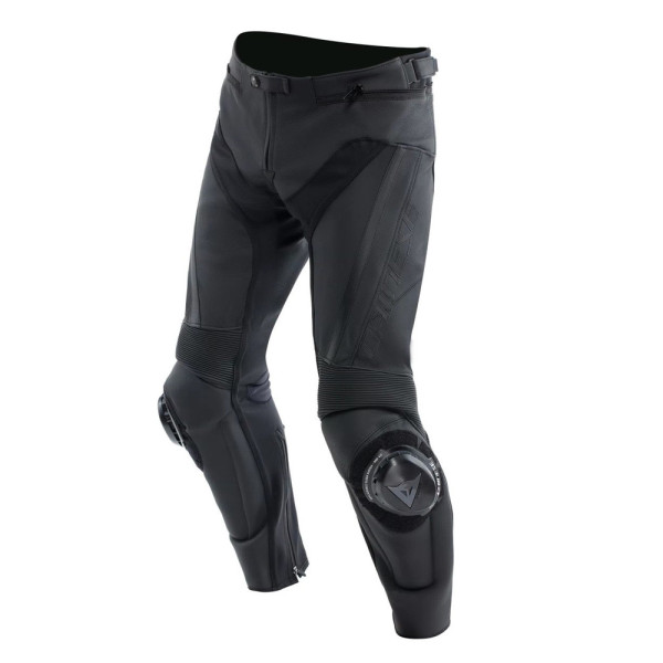 Мотоциклетні шкіряні штани Dainese Delta 4 нестандартні розміри чорні