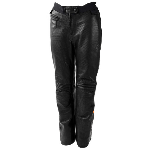 Жіночі мотоштани шкіряні Rukka Aramissy чорні без утеплювальної підкладки