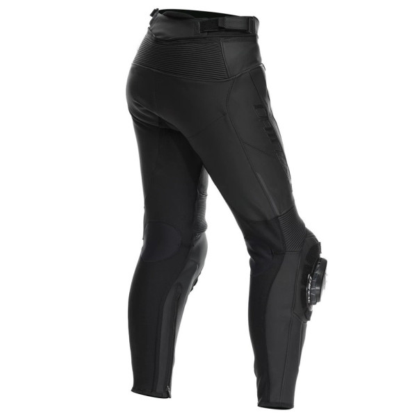 Жіночі мотоциклетні шкіряні штани Dainese Delta 4 чорні