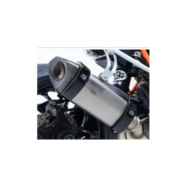 Захист R&G для глушника Akrapović шестиугольний чорний