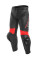 Мотоциклетні шкіряні штани Dainese Delta 3 чорні-флюо червоні